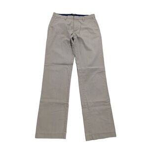 Banana Republic Men's Khaki Mid-Rise Straight-Leg Pants Size 30x32